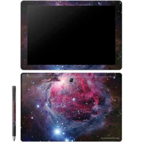 The Orion Nebula Pink Galaxy Book 12in Skin
